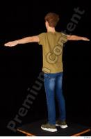  Matthew blue jeans brown t shirt casual dressed green sneakers standing t poses whole body 0004.jpg